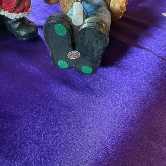 VTG 📌Santa Claus Wine Bottle Holder & Reindeer With Opener - Picture 11 of 11